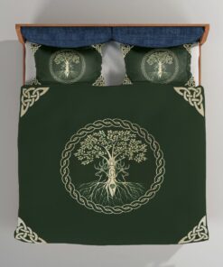 Irish Celtic Tree Art Bedding Set