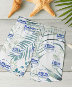 Bud Light Platinum Beer Hawaiian Shirts, Beach Short