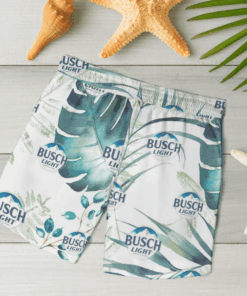 Busch Light Beer Hawaiian Shirts, Beach Short