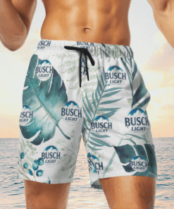 Busch Light Beer Hawaiian Shirts, Beach Short