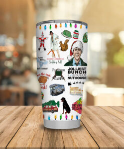 Christmas Vacation Jolliest Bunch steel Tumbler 20oz 30oz