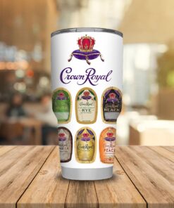 Crown Royal Labels steel Tumbler 20oz 30oz