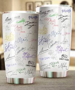 Disney Princess Signatures steel Tumbler 20oz 30oz