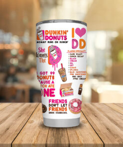 Dunkin' Donuts steel Tumbler 20oz 30oz