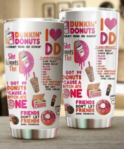 Dunkin' Donuts steel Tumbler 20oz 30oz