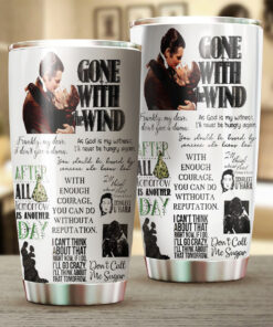 Gone With The Wind steel Tumbler 20oz 30oz
