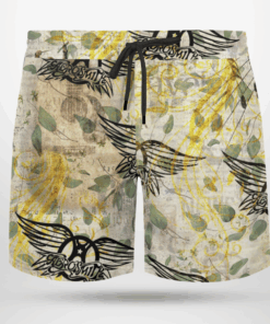 Aerosmith Band Hawaiian Shirts, Beach Short