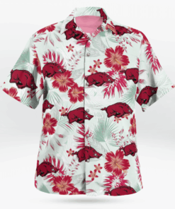 Arkansas Razorbacks Hawaiian Shirts, Beach Short