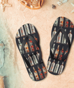 Bacardi Rum Flip Flops, beach sandals, pool slippers, shower shoes