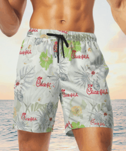 Chick Fil A Hawaiian Shirts, Beach Short0