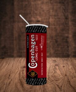 Copenhagen Long Cut Skinny Tumbler 20oz 30oz volume