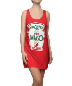 Smoking Hot Tabasco Halloween Costume Dress Women’s Cut And Sew Racerback