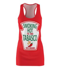 Smoking Hot Tabasco Halloween Costume Dress Women’s Cut And Sew Racerback