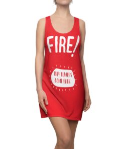 Taco Bell Fire Sauce Packet Halloween Costume Dress Women’s Cut And Sew Racerback