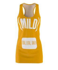 Taco Bell Mild Hot Sauce Packet Halloween Costume Dress Women’s Cut And Sew Racerback