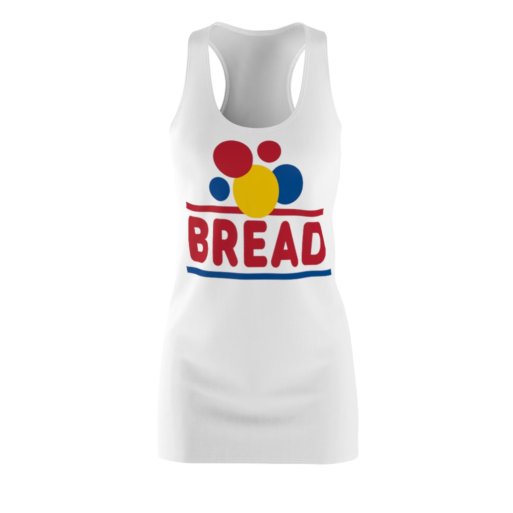 43001 335 Wonder Bread Halloween Costume Dress Women’s Cut And Sew Racerback