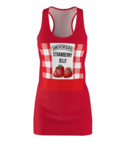 Strawberry Jelly Halloween Costume Dress Women’s Cut And Sew Racerback