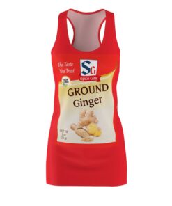 Ground Ginger Spice Roasted Garlic Halloween Costumes Dress Women’s Cut And Sew Racerback