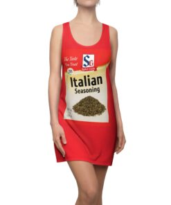 Italian Seasonning Spice Roasted Garlic Halloween Costumes Dress Women’s Cut And Sew