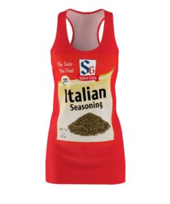 Italian Seasonning Spice Roasted Garlic Halloween Costumes Dress Women’s Cut And Sew