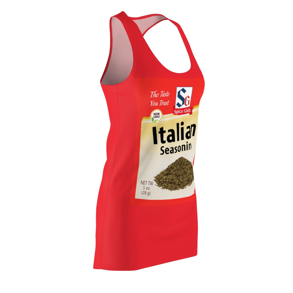 43001 382 Italian Seasonning Spice Roasted Garlic Halloween Costumes Dress Women’s Cut And Sew