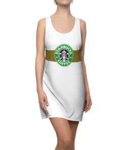 Starbucks Coffee Halloween Costume Dress Women’s Cut And Sew Racerback