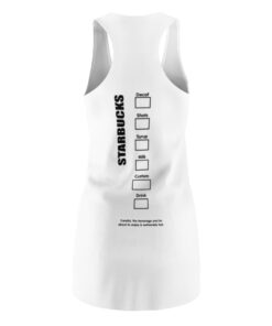 Starbucks Coffee Halloween Costume Dress Women’s Cut And Sew Racerback