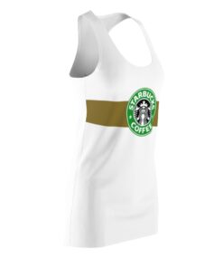 Starbucks Coffee Halloween Costume Dress Women’s Cut And Sew Racerback