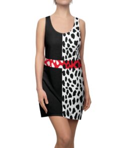 Cruella de Vil Disney Villains Halloween Costume Dress