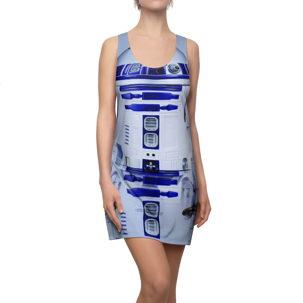 43001-97.jpg Little Blue Droid Star Wars Disney R2D2 Halloween Costume Dress