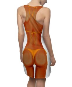 Belly Fat Brown Yellow Bikini Costume Halloween Dress 4