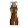 Belly Fat Mocha Bikini Costume Halloween Dress 1