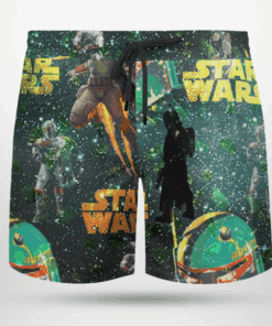 Boba Fett Star Wars Hawaiian Shirts, Beach Short