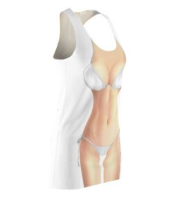 White Bikini Body Skin Tones Fair Costume Halloween Dress 2