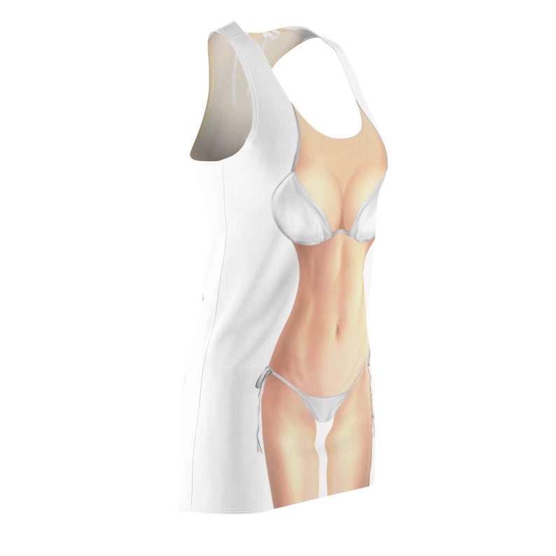 White Bikini Body Skin Tones Fair Costume Halloween Dress 2 White Bikini Body Skin Tones Fair Costume Halloween Dress 2