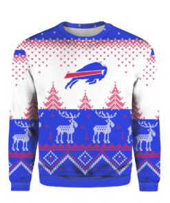 Buffalo Bills Big Logo 2021 Knit Ugly Pullover Christmas Sweater