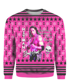 WWE Bret Hart Ugly Christmas Sweater