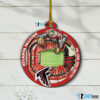 Atlanta Falcons NFL 3D Stadium Christmas Wood Ornament 1