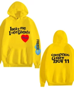 Autumn Winter New Kanye West Kids See Ghost Women Men Hoodies Sweatshirts High Quality 1