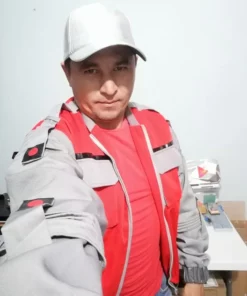 Back to The Future Marty McFly Costume High quality cosplay Orange Red Outwear Coat 6