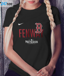 Ladies Tee Boston Red Sox Fenway Nike 2021 Postseason Dugout T Shirt