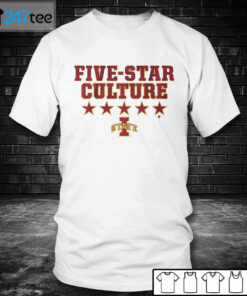 Men T shirt IOWA STATE FIVE STAR CULTURE Shirt