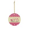 Pink Flamingo Im Dreaming Of A Pink Christmas Ornament