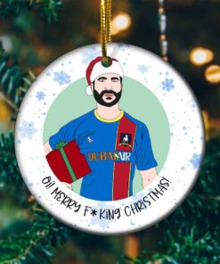 Roy Kent Ted Lasso Christmas 2021 Ornament