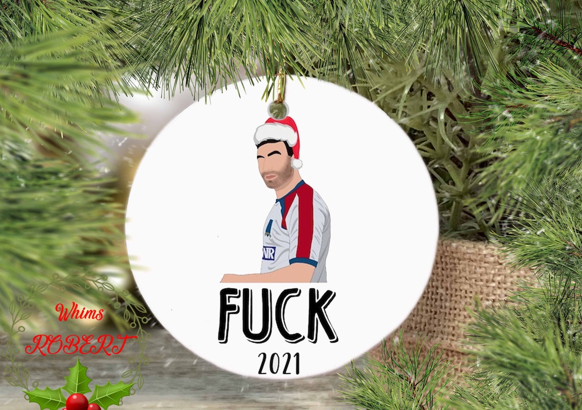 Roy Kent Ted Lasso Fuck 2021 Christmas Ornament 1 Roy Kent Ted Lasso Fuck 2021 Christmas Ornament 1