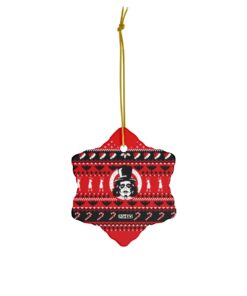 Svengoolie Holiday Knit Ugly Christmas Ornament Snowflake