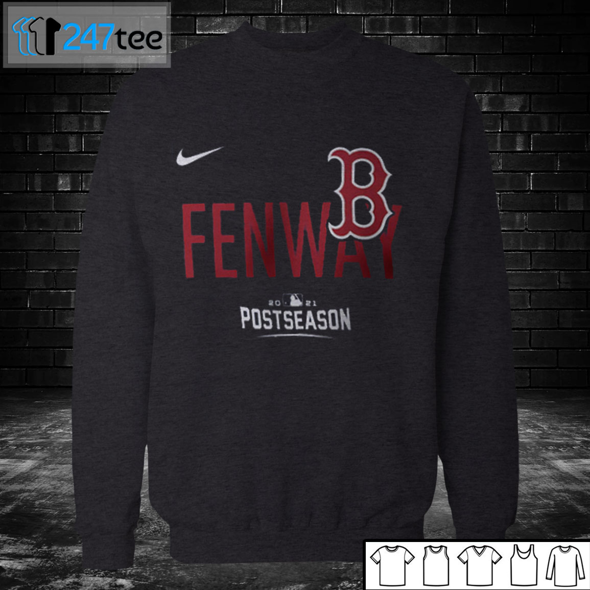 Sweatshirt Boston Red Sox Fenway Nike 2021 Postseason Dugout T Shirt Sweatshirt Boston Red Sox Fenway Nike 2021 Postseason Dugout T Shirt
