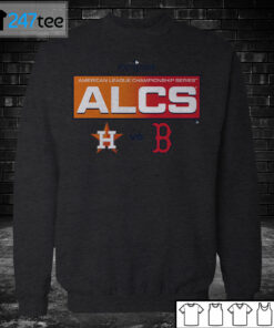 Sweatshirt Houston Astros vs Boston Red Sox 2021 ALCS Matchup Batters Box T Shirt Sweatshirt Hoodie