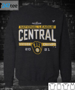 Sweatshirt Milwaukee Brewers Fanatics 2021 NL Central Division Champions T Shirt