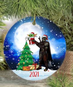 The Mandalorian baby yoda Christmas ornament 2